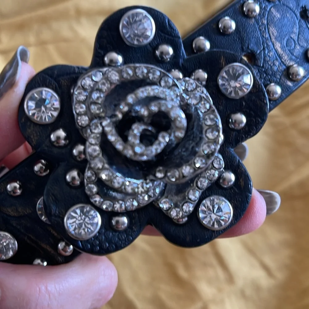 BLING! Nocona western belt-S